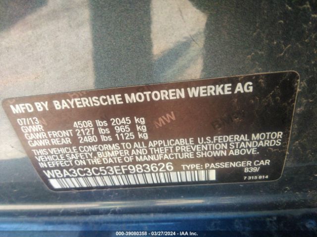 WBA3C3C53EF983626 BMW 320i Xdrive