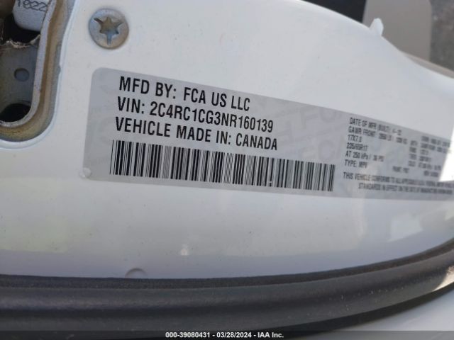 2022 CHRYSLER VOYAGER 2C4RC1CG3NR160139 Photo 8