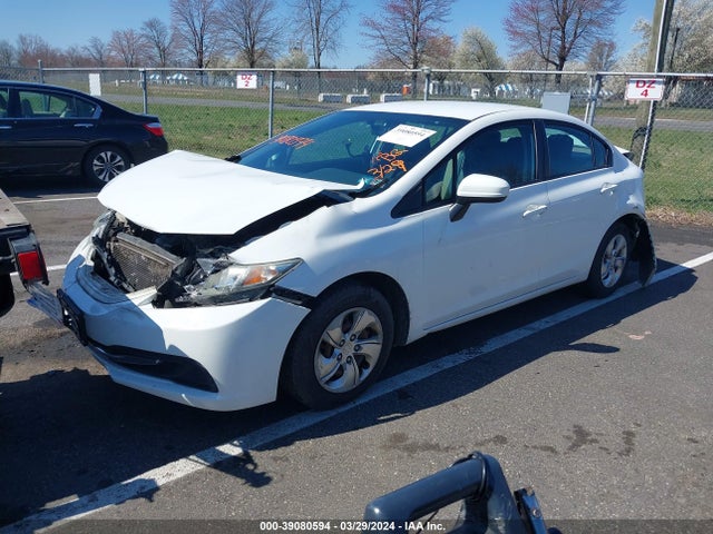 Honda Civic Lx 2014 2HGFB2F51EH513975 Image 2