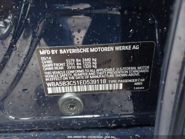 WBA5B3C51ED539118 BMW 535i Xdrive