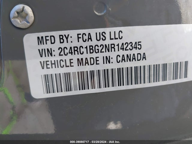 Chrysler Pacifica Touring L 2022 2C4RC1BG2NR142345 Image 9