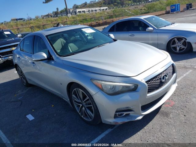 Auction sale of the 2014 Infiniti Q50, vin: JN1BV7AP4EM678557, lot number: 39080833