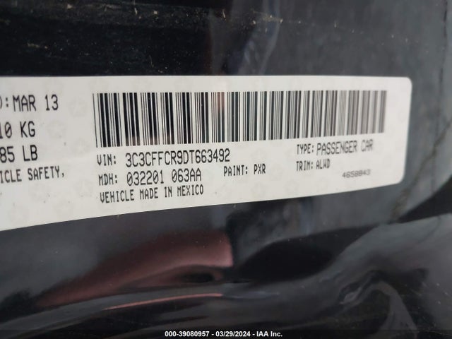 2013 FIAT 500 3C3CFFCR9DT663492 Photo 8