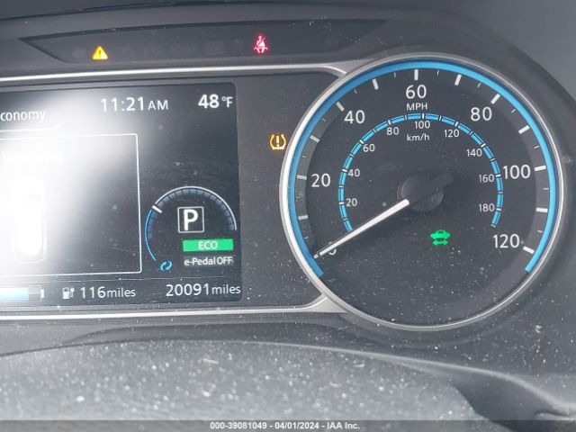 1N4AZ1BV0NC558483 Nissan Leaf S 40 Kwh