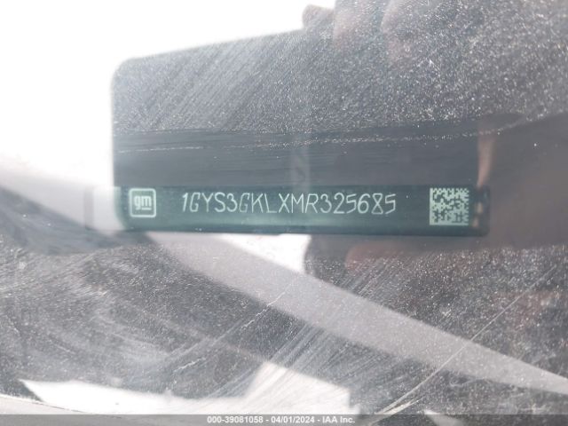 1GYS3GKLXMR325685 Cadillac Escalade 2wd Sport Platinum