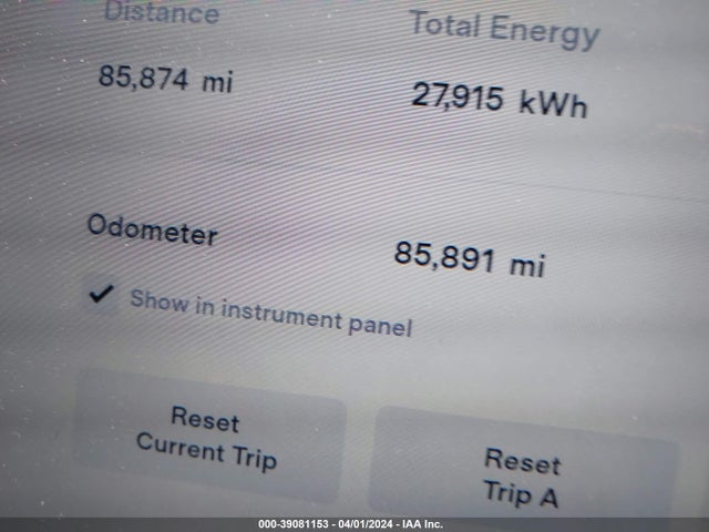 Tesla MODEL S 2014 5YJSA1S1XEFP49933 Image 12