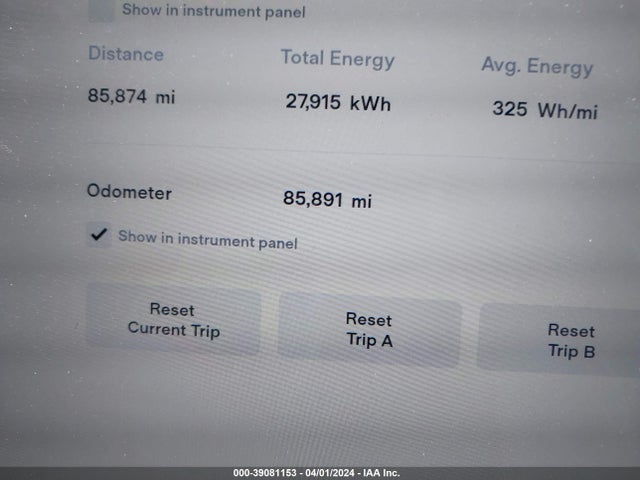 Tesla MODEL S 2014 5YJSA1S1XEFP49933 Image 7