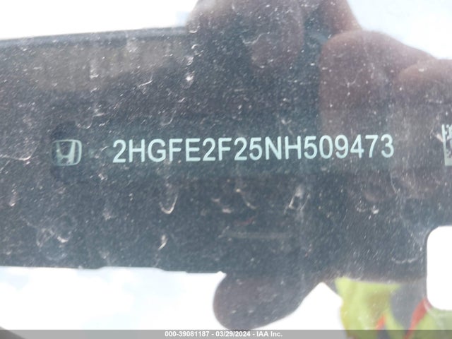 Honda Civic Lx 2022 2HGFE2F25NH509473 Image 9