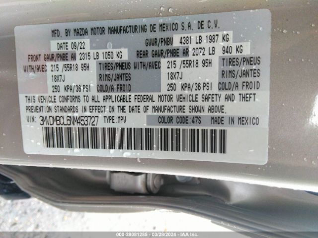 3MVDMBCL6NM453727 Mazda Cx-30 Preferred