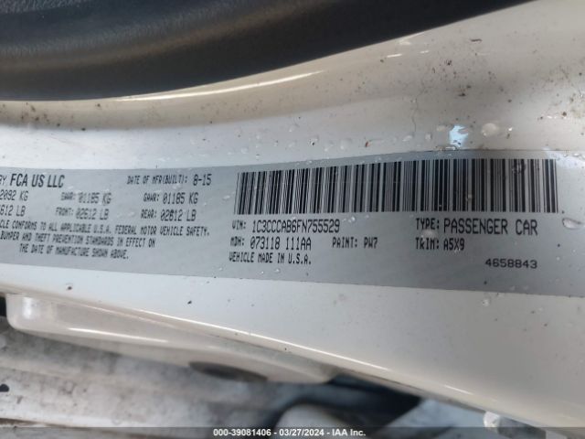 1C3CCCAB6FN755529 Chrysler 200 Limited