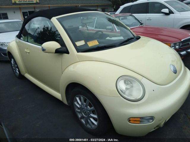 39081451 :رقم المزاد ، 3VWCM31YX5M317888 vin ، 2005 Volkswagen New Beetle Gls مزاد بيع