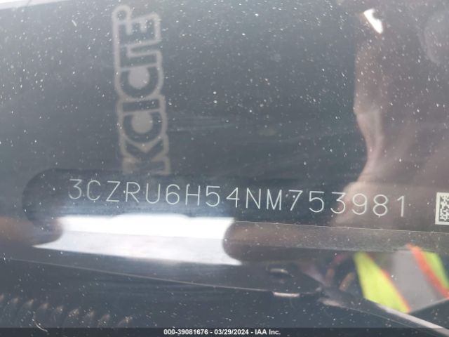 3CZRU6H54NM753981 Honda Hr-v Awd Ex