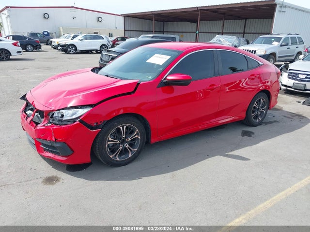 Honda Civic Lx 2017 2HGFC2F57HH564639 Image 2