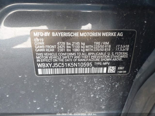 WBXYJ5C51K5N10595 BMW X2 Xdrive28i