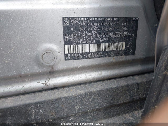 Toyota Rav4 Xle 2023 2T3P1RFV4PC340648 Image 9