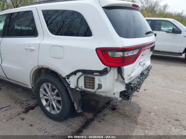 1C4RDJAG5JC112399 Dodge Durango Sxt Awd