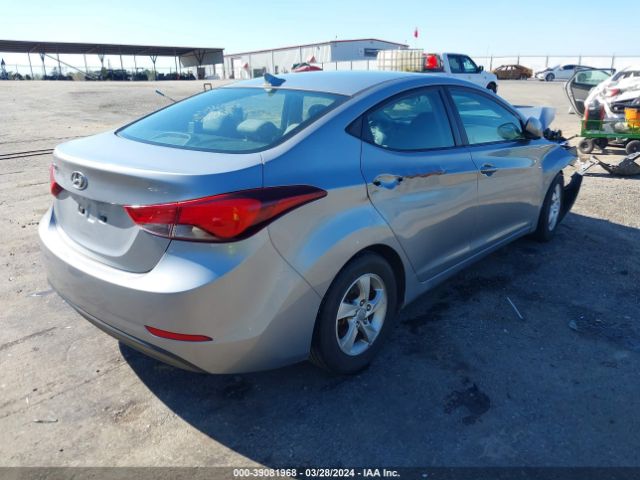 5NPDH4AE3FH631283 Hyundai ELANTRA SE