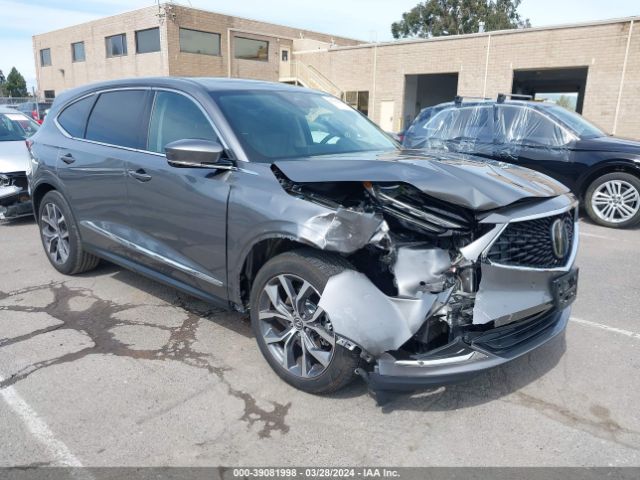 Auction sale of the 2023 Acura Mdx Technology Package, vin: 5J8YE1H43PL012199, lot number: 39081998