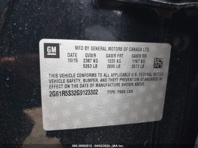 2G61R5S32G9123302 Cadillac Xts Premium Collection