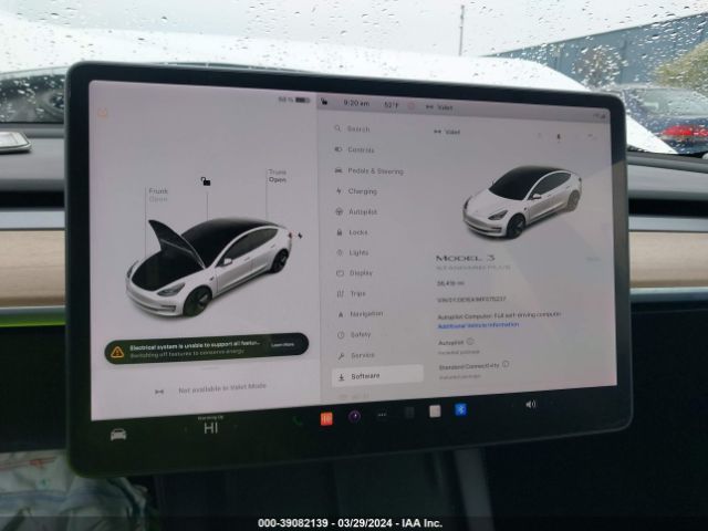 5YJ3E1EA1MF075237 Tesla Model 3 Standard Range Plus Rear-wheel Drive