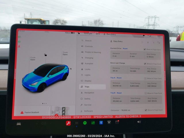 5YJYGDEE2LF045859 Tesla Model Y Long Range Dual Motor All-wheel Drive