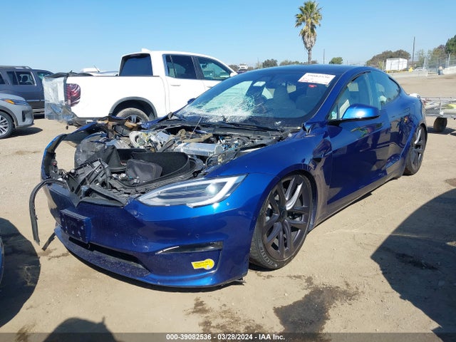 Tesla Model S Plaid Tri Motor All-wheel Drive 2021 5YJSA1E6XMF449668 Image 2