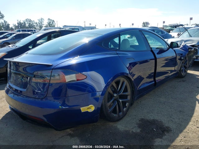 Tesla Model S Plaid Tri Motor All-wheel Drive 2021 5YJSA1E6XMF449668 Image 4