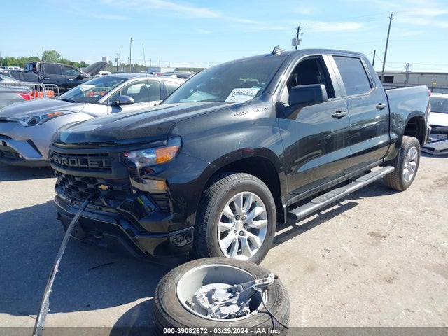 Chevrolet Silverado 1500 2wd  Short Bed Custom 2023 3GCPABEK6PG285441 Image 2