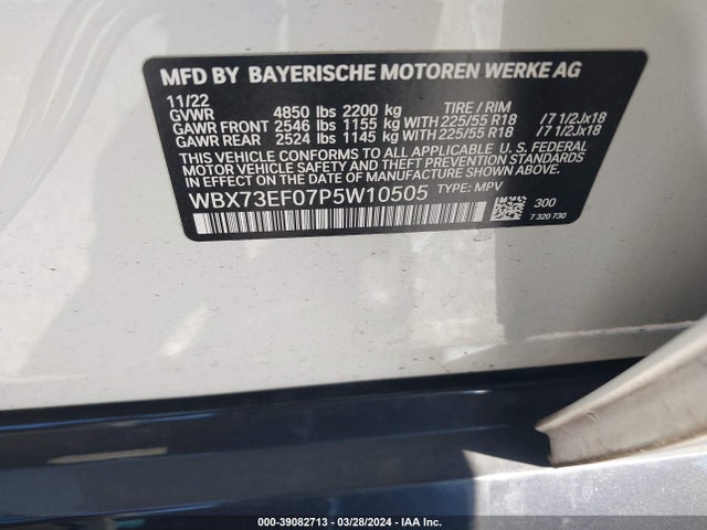 BMW X1 Xdrive28i 2023 WBX73EF07P5W10505 Image 9