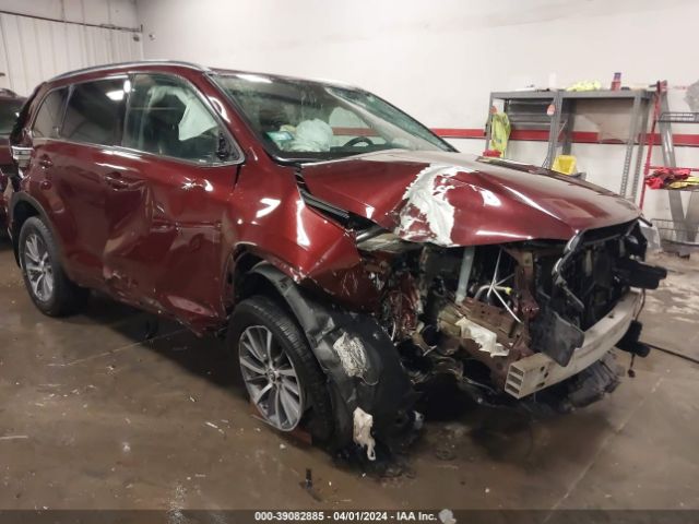 5TDJZRFH1HS457789 Toyota Highlander Xle