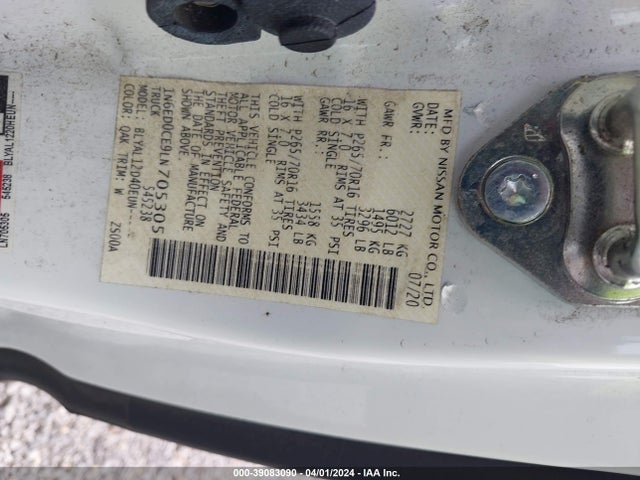 Nissan Frontier King Cab S 4x2 2020 1N6ED0CE9LN705305 Image 9