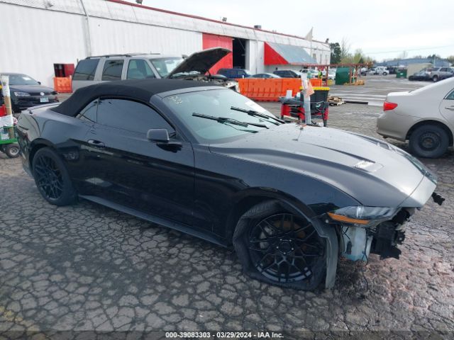 2018 Ford Mustang Ecoboost Premium მანქანა იყიდება აუქციონზე, vin: 1FATP8UHXJ5119241, აუქციონის ნომერი: 39083303