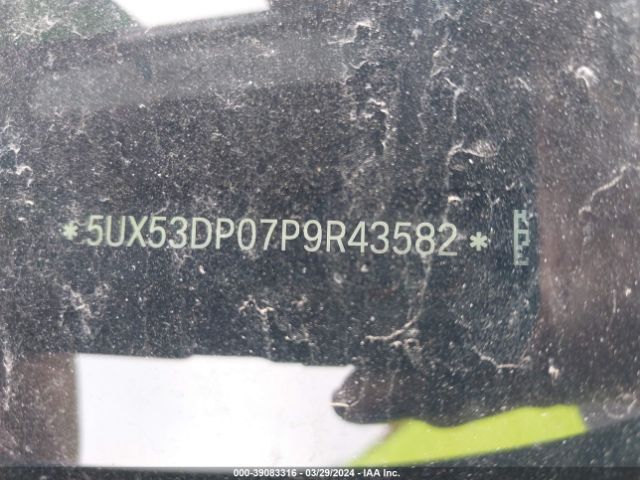 5UX53DP07P9R43582 BMW X3 Xdrive30i