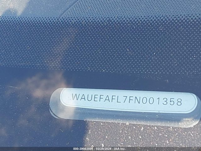 WAUEFAFL7FN001358 Audi A4 2.0t Premium