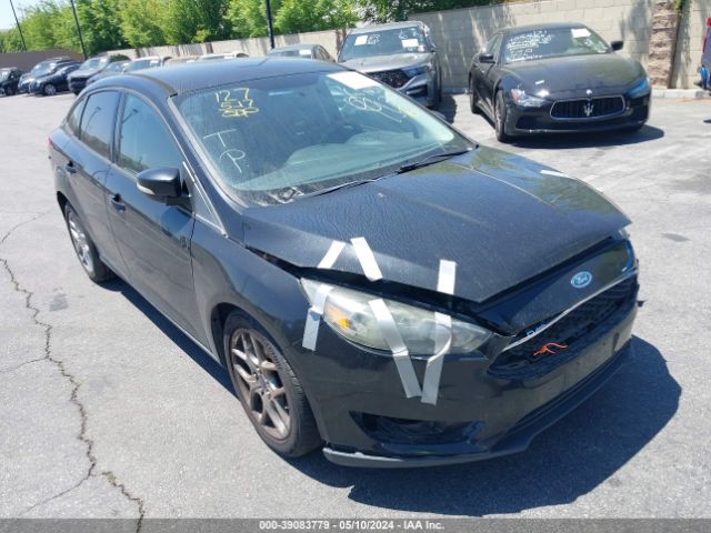 Auction sale of the 2015 Ford Focus Se, vin: 1FADP3F2XFL357884, lot number: 39083779