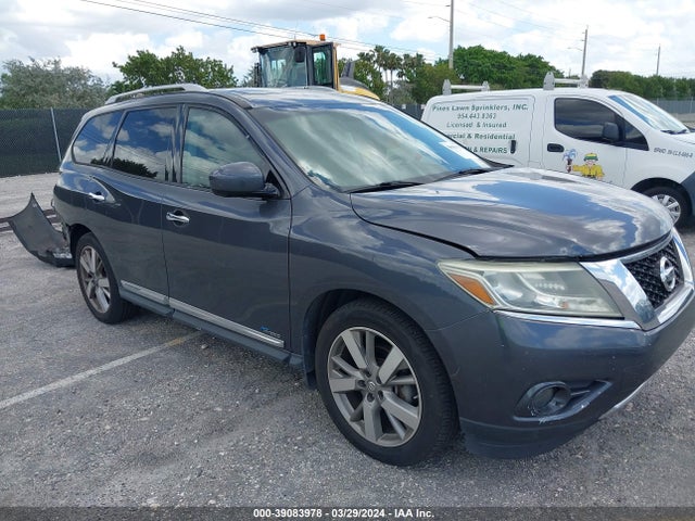 Nissan Pathfinder Hybrid Platinum/sl/sv 2014 5N1CR2MM7EC632930 zdjęcie główne