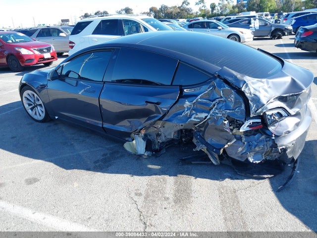 Tesla Model 3 Rear-wheel Drive 2022 5YJ3E1EA1NF297603 Image 3