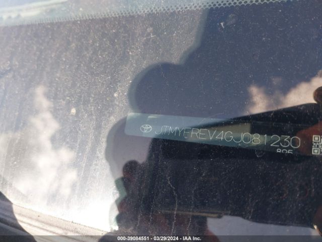 JTMYFREV4GJ081230 Toyota Rav4 Limited