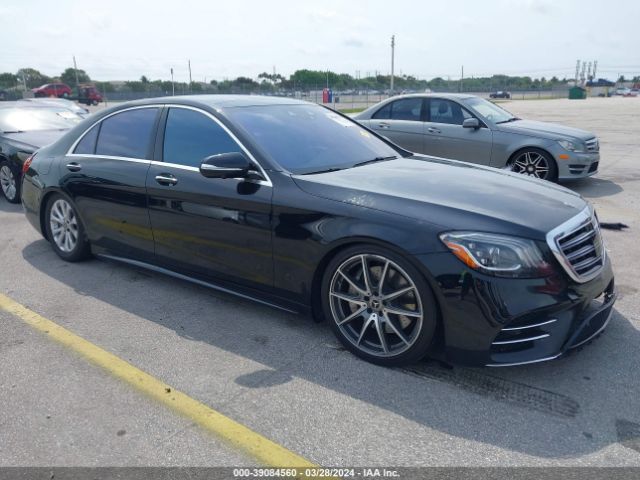 Aukcja sprzedaży 2018 Mercedes-benz S 450 4matic, vin: WDDUG6GB8JA347729, numer aukcji: 39084560