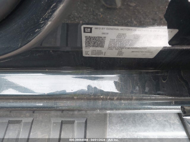 GMC Sierra K1500 Slt 2018 3GTU2NEC6JG533205 Image 9