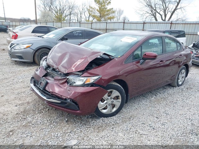 Honda Civic Lx 2015 19XFB2F56FE106147 Image 2