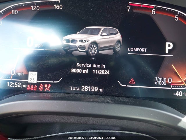 BMW X3 Sdrive30i 2020 5UXTY3C02L9B41141 Image 7