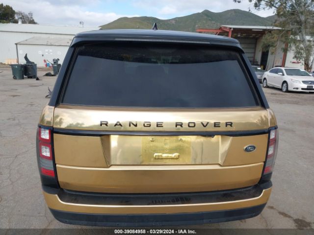 SALGS2FV1HA349710 Land Rover Range Rover 3.0l V6 Supercharged Hse