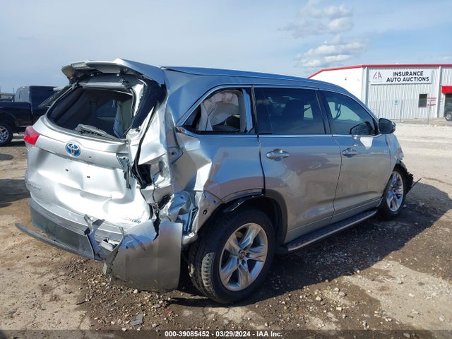 Toyota Highlander Hybrid Limited 2017 5TDDGRFH6HS034726 Image 4