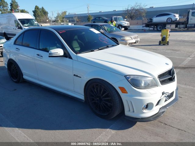 2010 MERCEDES-BENZ C 63 AMG WDDGF7HB3AF459975
