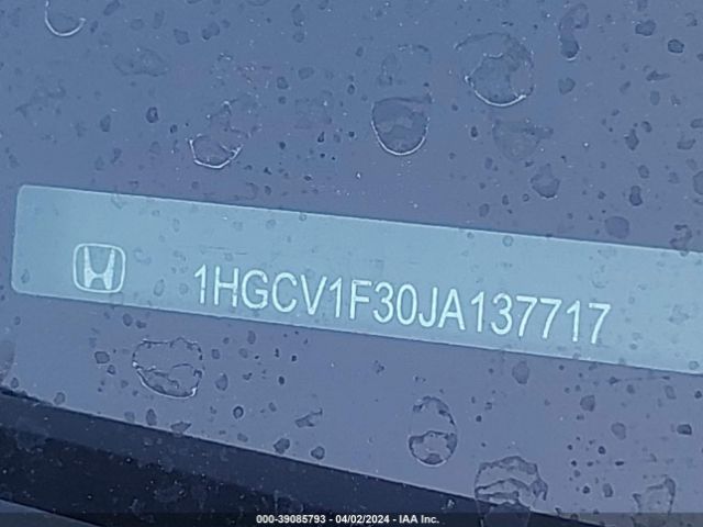 1HGCV1F30JA137717 Honda Accord Sport