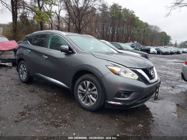 Nissan MURANO SL 2015 5N1AZ2MH9FN223635 головне зображення