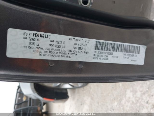 2C3CDXCT3FH925638 Dodge Charger Road/track