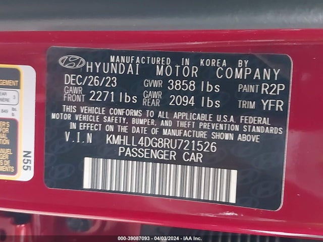 Hyundai ELANTRA SE 2024 KMHLL4DG8RU721526 Image 9