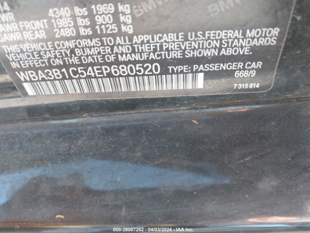 WBA3B1C54EP680520 BMW 320i
